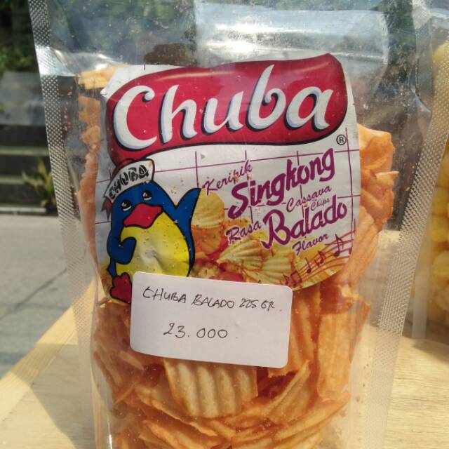 

Chuba kripik singkong rasa balado 225 gr