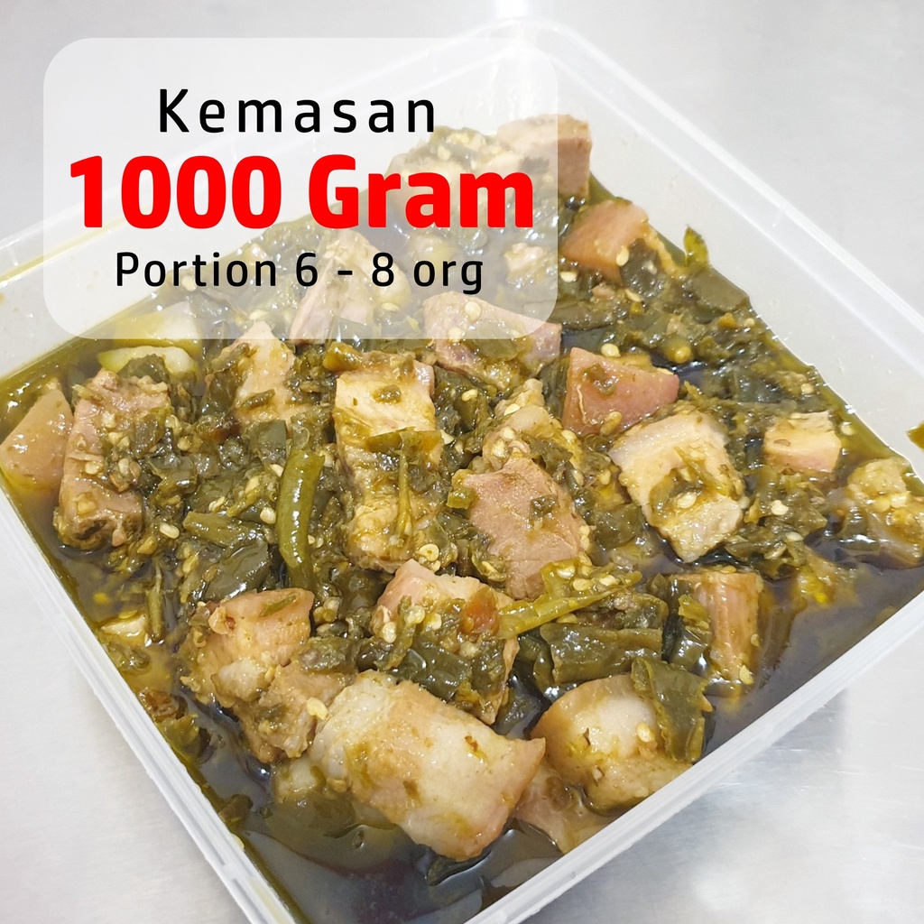 

Nyamnyam Kitchen - Babi Cabe ijo (Kemasan 1 KG)