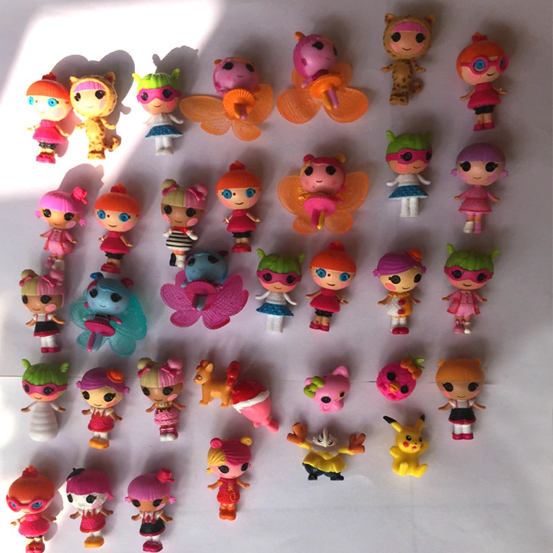 10pcs/lot Mini Lalaloopsy baby Doll Bulk Button Eyes Action Figure Children Toy Juguetes Brinquedos