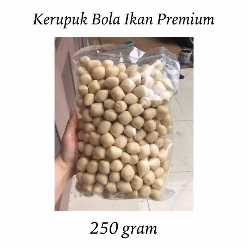 

bola ikan premium 250gr