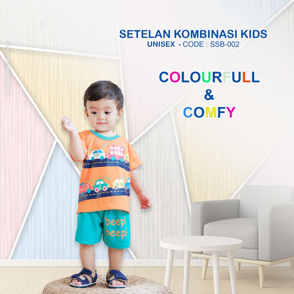 GUMKIDS SETELAN BAJU ANAK LAKI PEREMPUAN KOMBINASI / SET BAJU ANAK