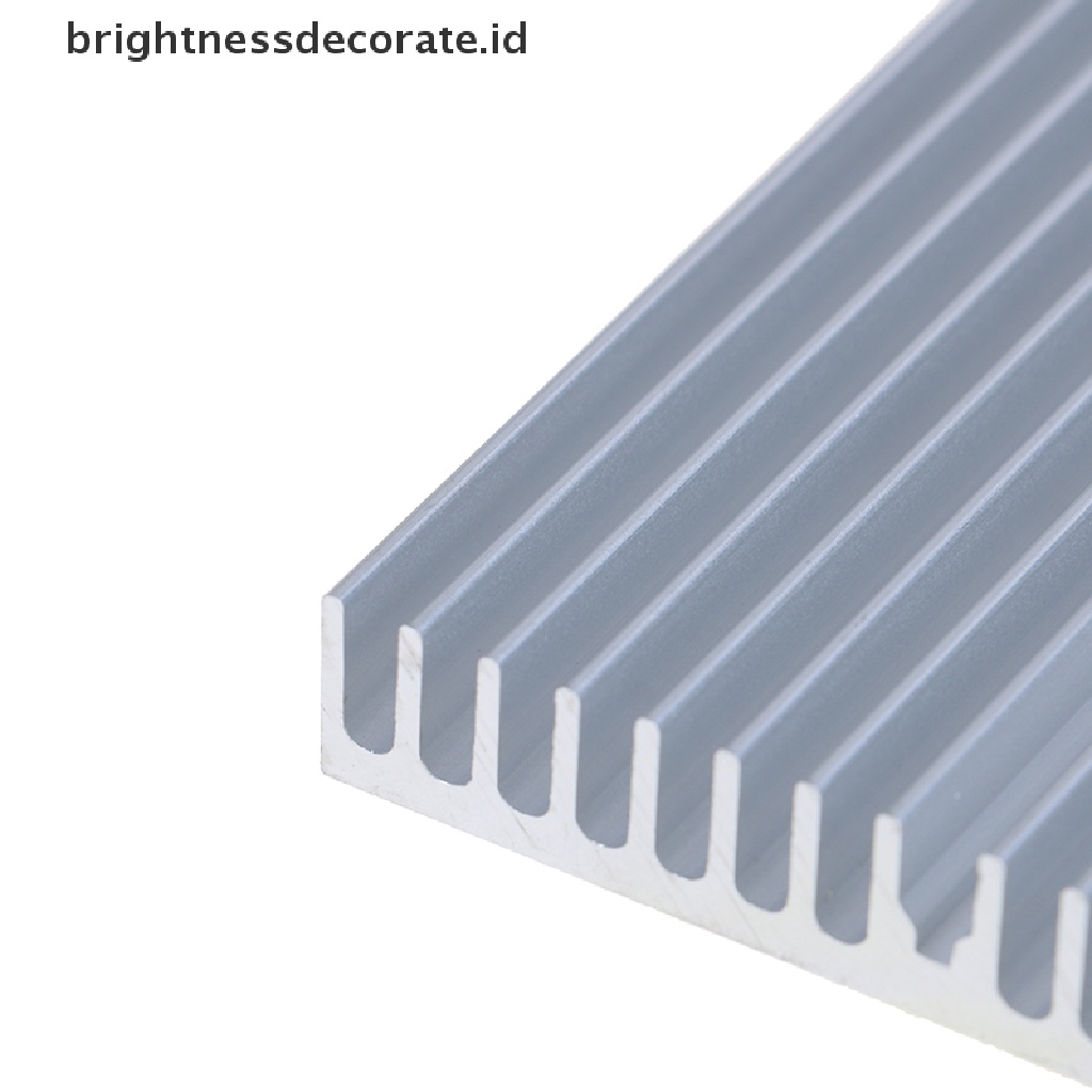 [birth] 100*60*10mm Aluminum Heatsink Cooler Chip Radiator for IC LED Power Transistor [ID]