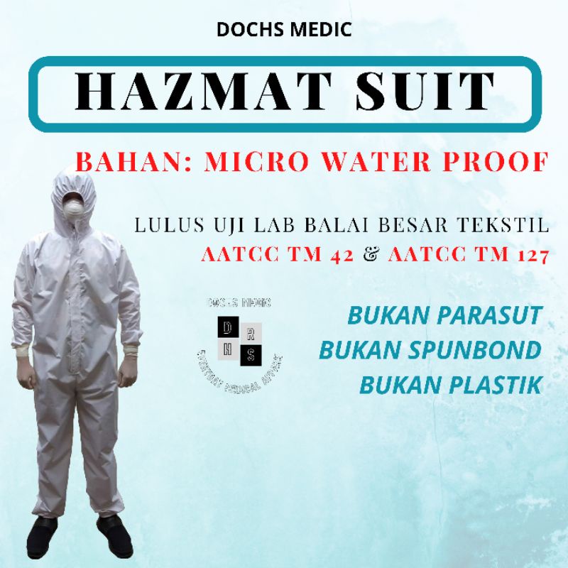 APD Hazmat / Hazmat Suit / Baju Hazmat / Baju APD DOCHS MEDIC