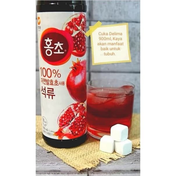 

Pomegranate Vinegar Drink 900 ml / Hongcho- Minuman Cuka Buah Delima