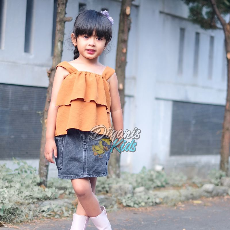 SUSAN blouse baju atasan anak perempuan 2-7 tahun bahan crincle airflow