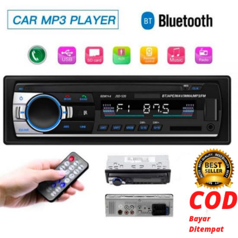 Tape Mobil - Tape Mobil bluetooth - Audio Mobil LCD Multifungsi Bluetooth USB MP3 FM Radio Phone Cal