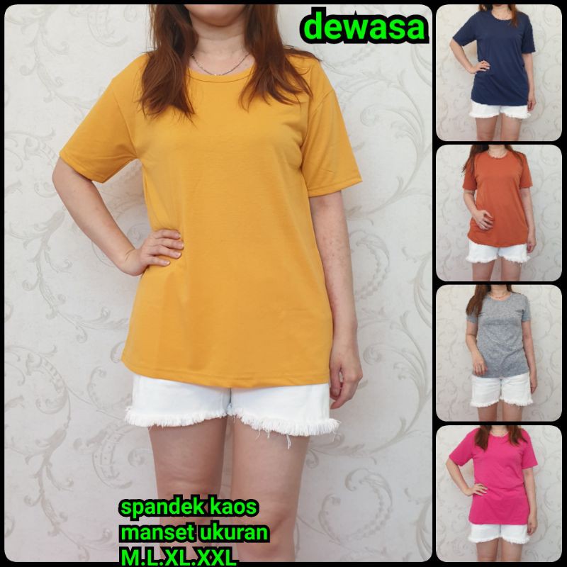 tokoabelgrosir kaos spandek manset pendek ukuran .M.L.XL.XXL.