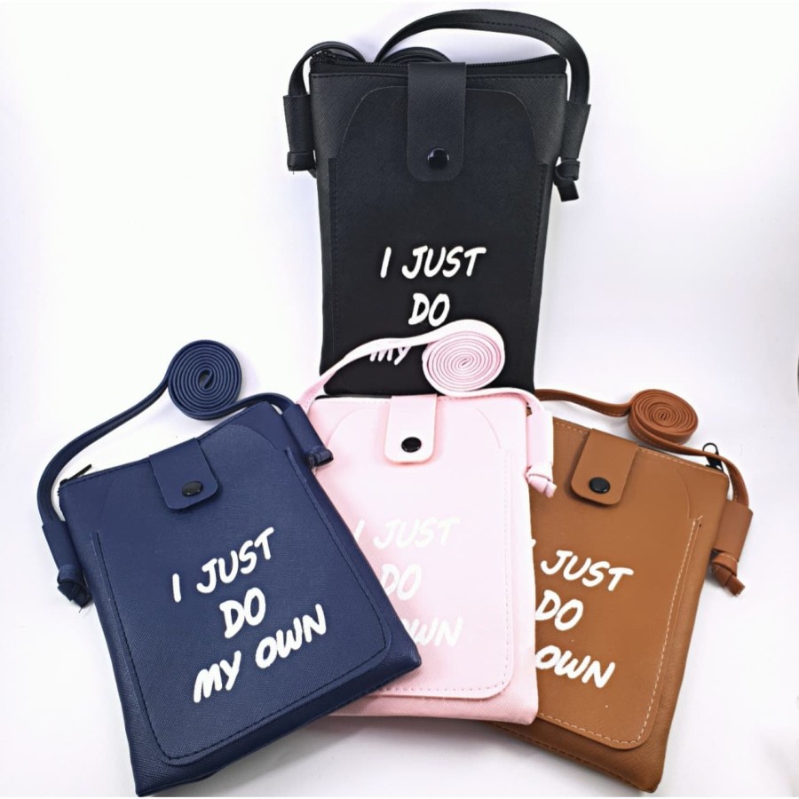 Mini Sling Bag Pocket Phone pouch bags handphone wanita fashion travel organizer I JUST DO MY OWN ON