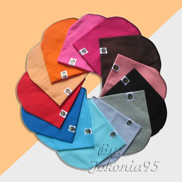 Topi Kupluk Polos Anak Bayi MULTICOLOR Unisex