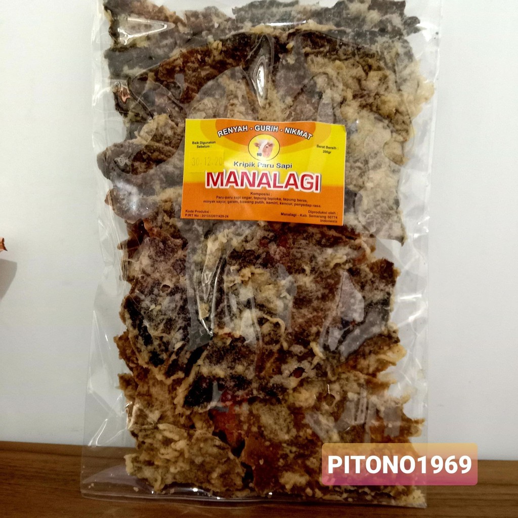 

Kripik Paru Sapi MANALAGI