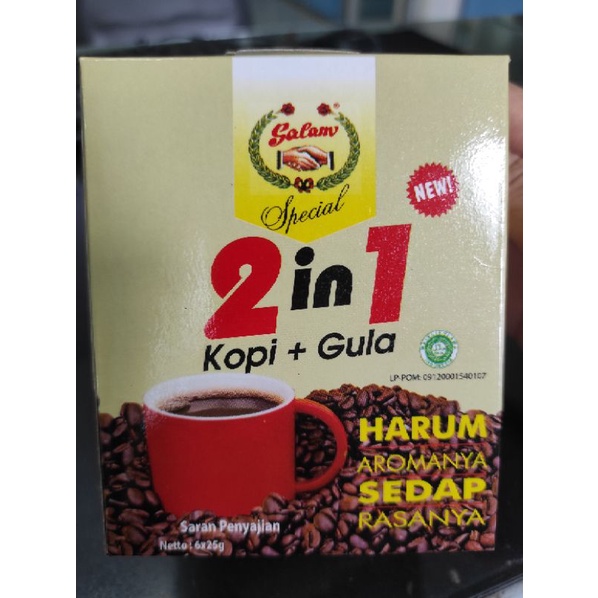 

Kopi Salam Special 2 in 1 Kopi + Gula 6x25 Gr