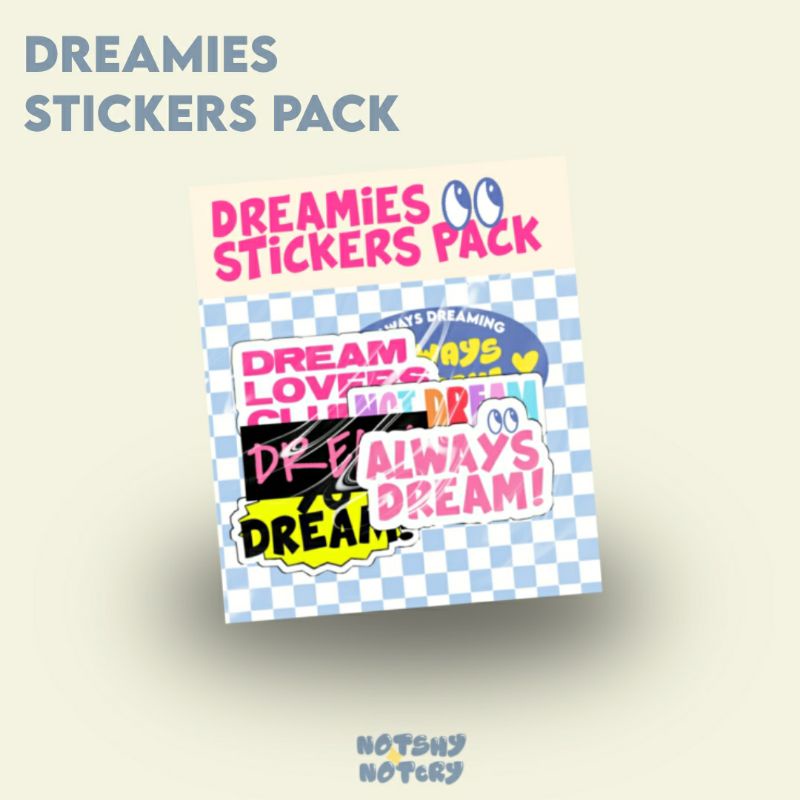 

dreamies stickers pack