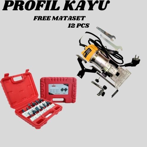 PROMO!!!Mesin Profil Router Trimmer Kayu ukir 6mm YUKIDO trimer tahan panas japan