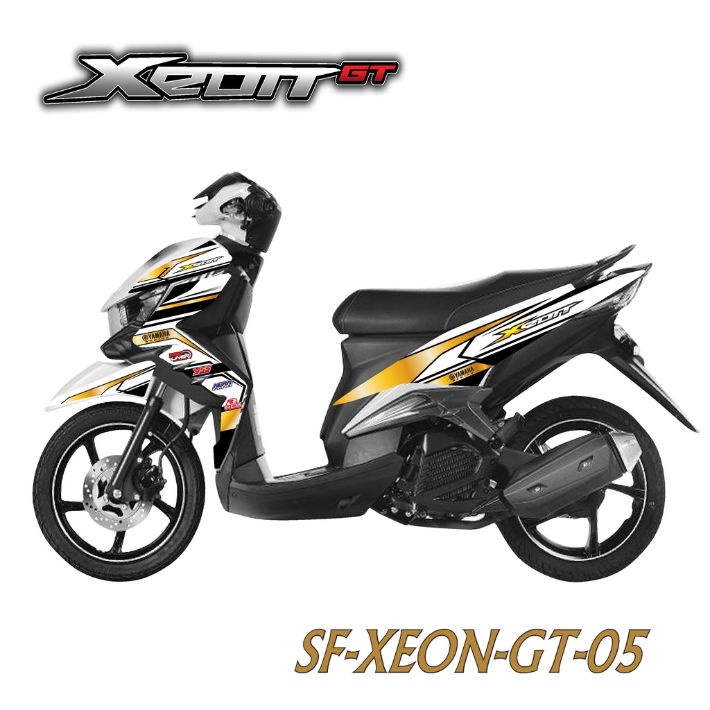 XEON STICKER STRIPING XEON GT - STIKER STRIPING LIST MOTOR YAMAHA XEON GT VARIASI HOLOGRAM AH 05