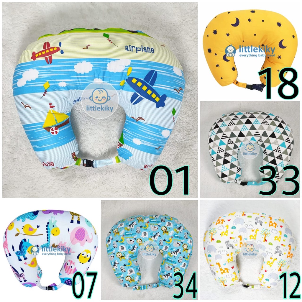 Bantal Menyusui Merk Little Kiky Aneka Motif - Nursing Pillow