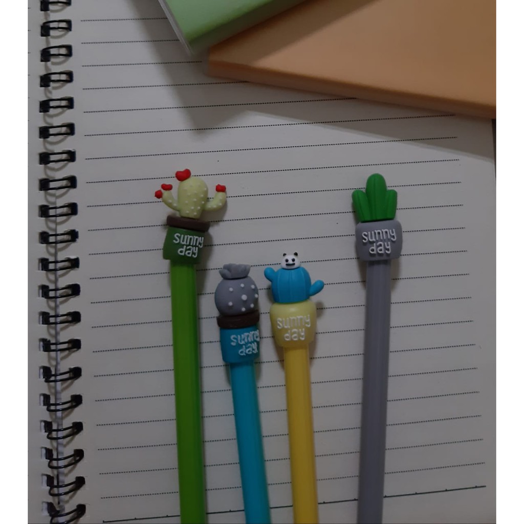 

Pulpen Gel Karakter Kaktus Lucu Imut Pena Fancy