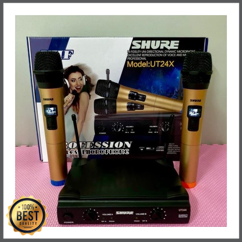 Mishad Shop -  microphone Microphone Wireless SHURE UT-24X UHF GU-5117-1773