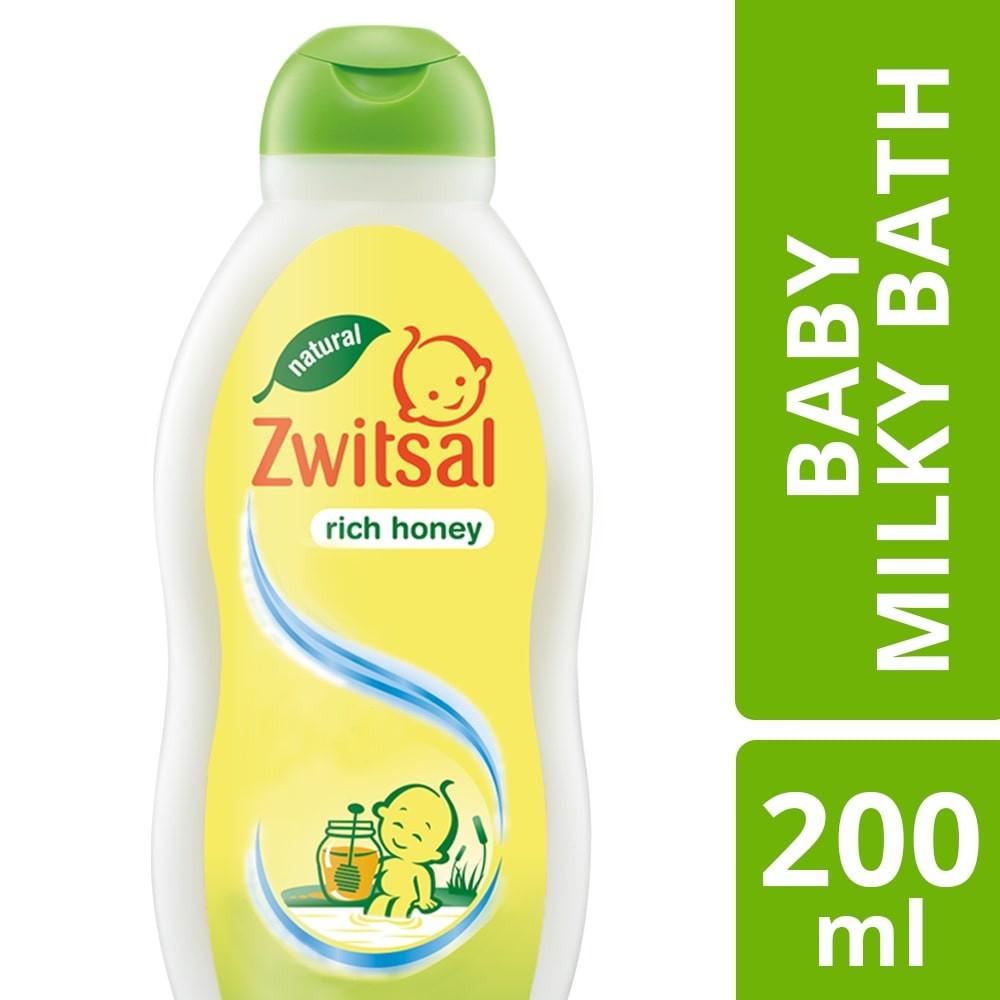 ZWITSAL BABY MILKY BATH RICH HONEY