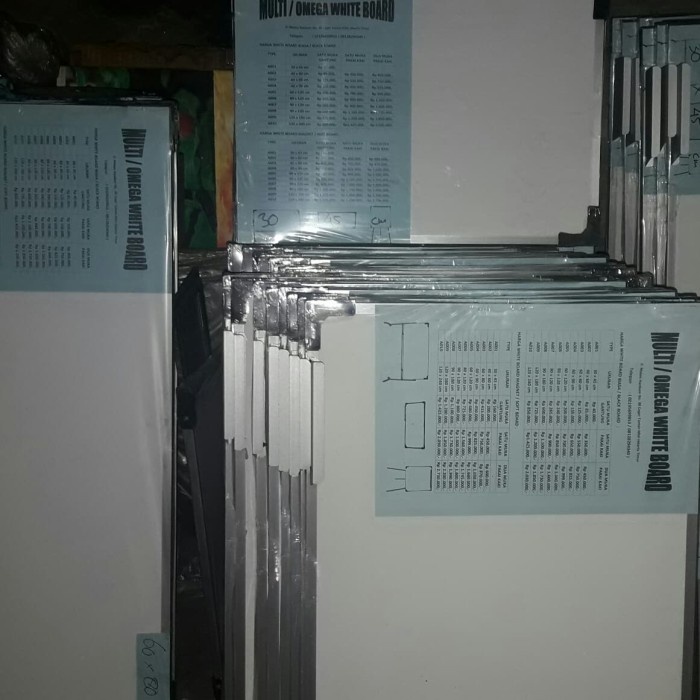 

papan tulis gantung 60 x 120 cm promo