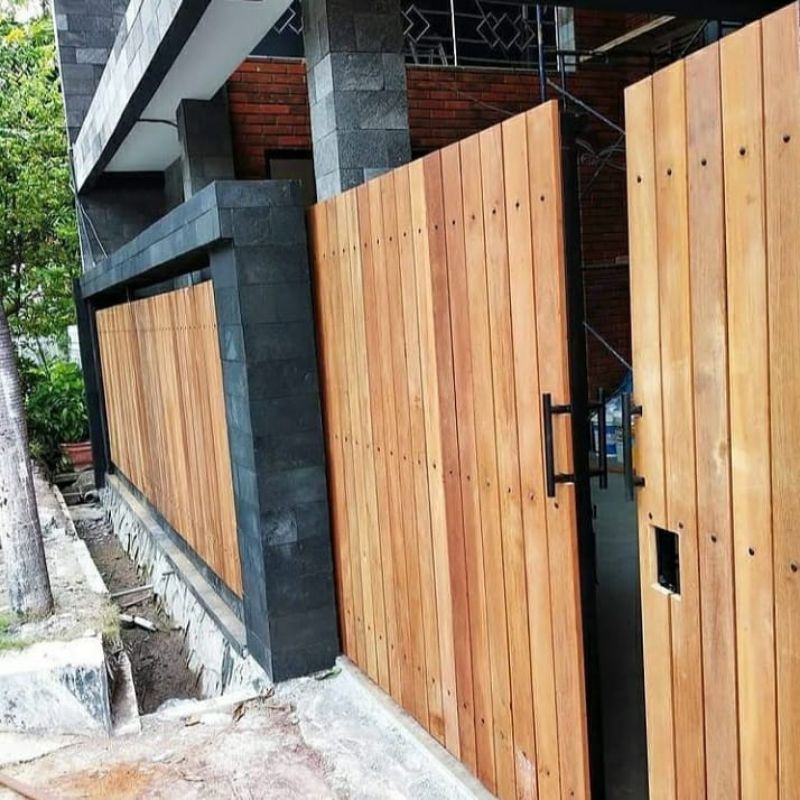 Jual Pagar kayu minimalis Shopee Indonesia