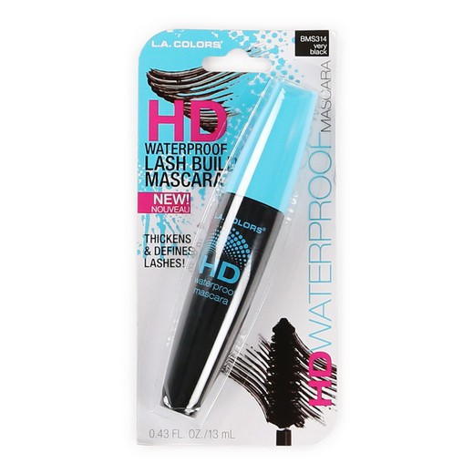 LA Colors HD Waterproof Mascara Very Black