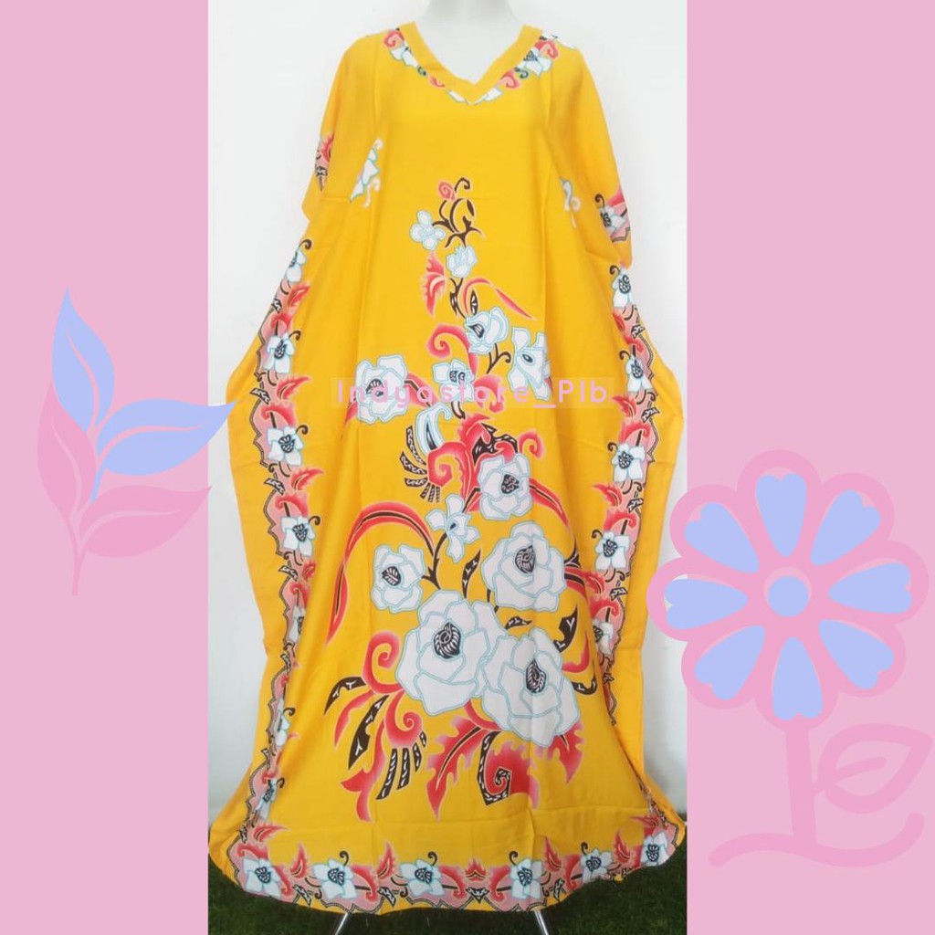 Daster Kelelawar MGM Lowo Jumbo Motif Bunga