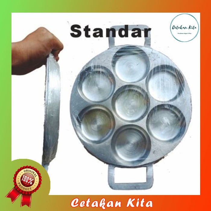 Cetakan Kue Lumpur 7 Lubang Standar | Cara Bikang | Martabak Mini EDDY