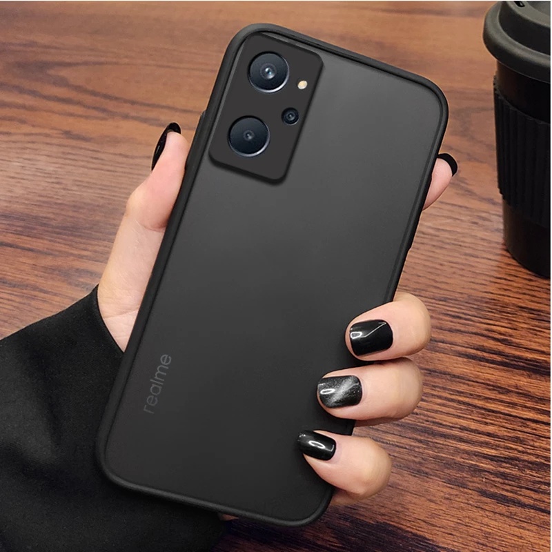 Soft Case Realme 9i My Choice Aero Color Button Matte Frame Camera