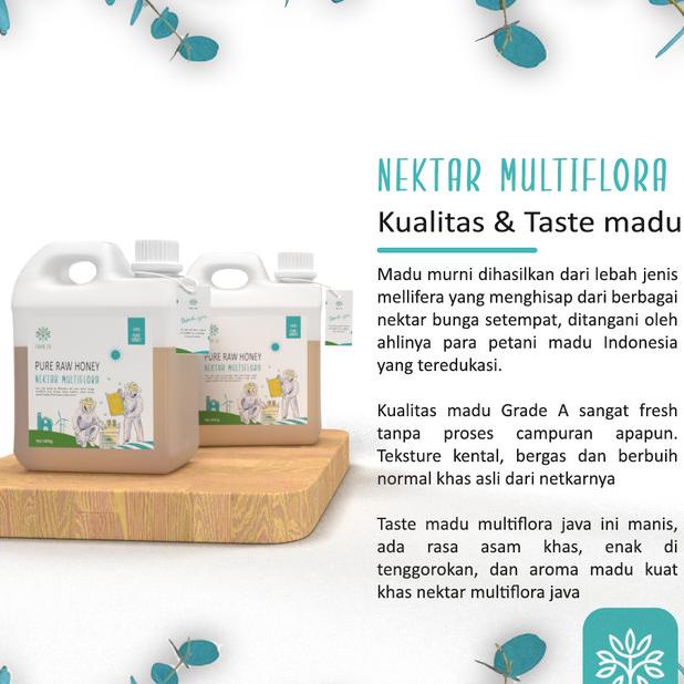 

MADU MURNI ASLI TAVA 1KG NEKTAR MULTIFLORA JAVA 100% PURE RAW HONEY