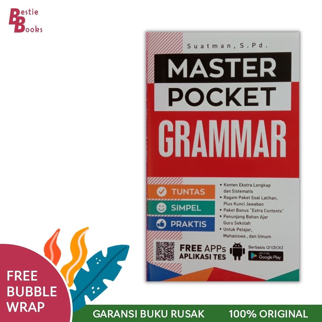 KAMUS : Master Pocket Grammar : Buku Bahasa Inggris : Buku Grammar : Grammar Bahasa Inggris