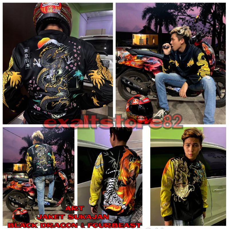 Jaket sukajan/jaket sweater japan tradisional/sukajan murah