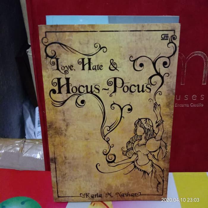 Jual novel roman love hate and hocus-pocus Diskon