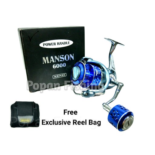 Alat Mancing Reel Kenzi Manson 6000 Power Handle