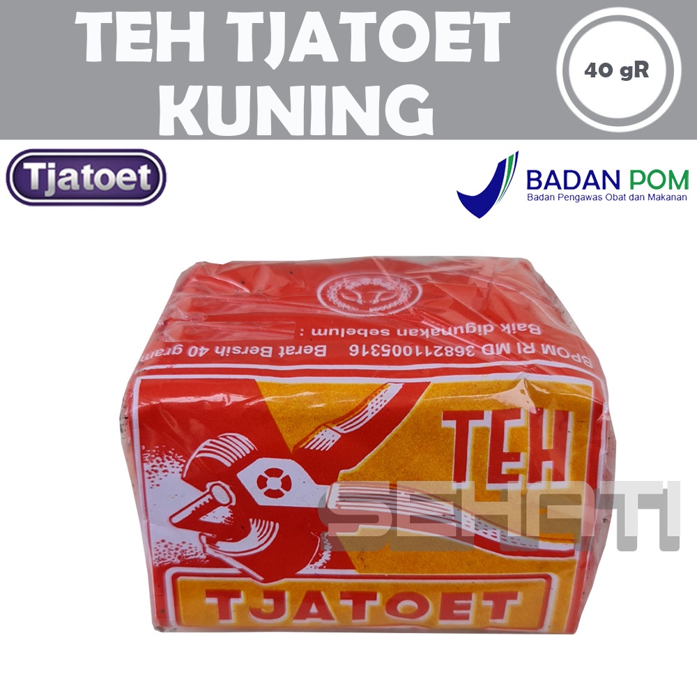 

Tjatoet Kuning Jasmine Tea Bubuk 40Gram - 2 Tang Teh Melati Awur Tubruk 40 gr 40gr 40 gram - Catut