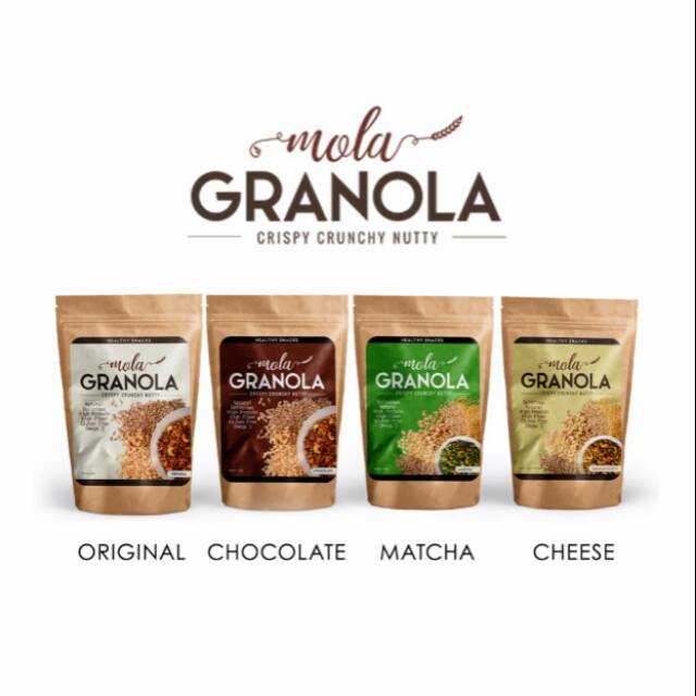 

Paket hemat 6 pcs granola makanan sehat untuk program diet