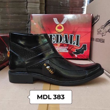 Sepatu kulit pria PDH boots polri TNI security guard PNS sepatu Kerja formal Tampil lebih keren