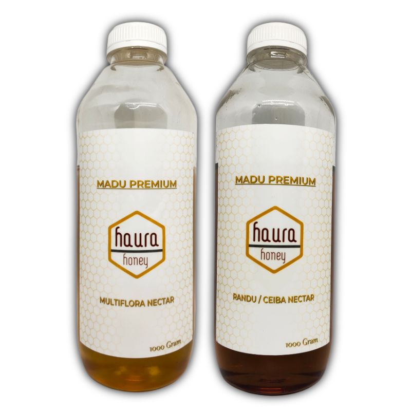 

MADU MULTI FLORA / RANDU PREMIUM 1.000GRAM HAURA HONEY