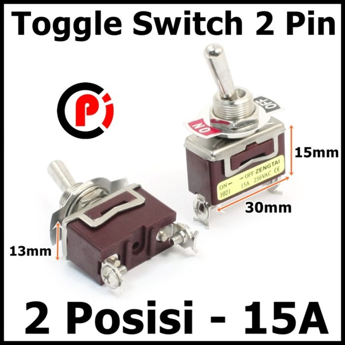 Saklar Toogle Switch Ukuran Besar 15A 250V 2 dan 3 Posisi 2 4 6 Pin