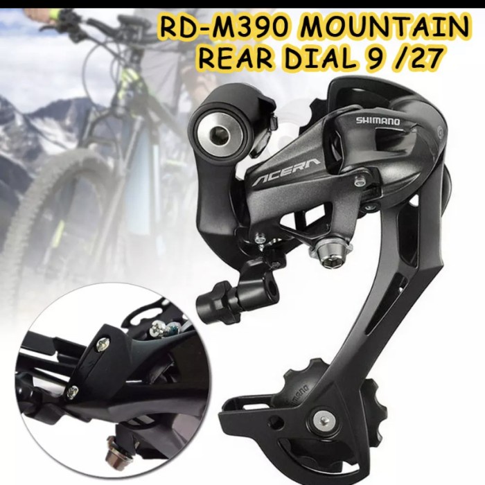 RD Shimano M 390 ACERA 9 speed Rear mech Derailleur