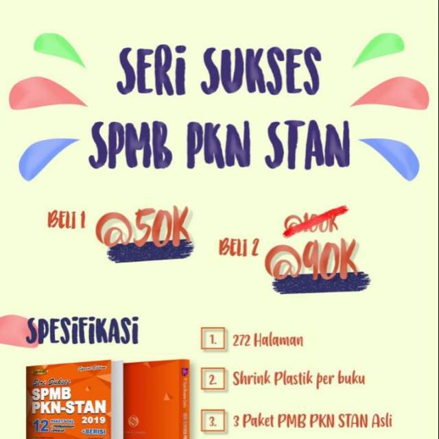 Modul Seri Sukses USM  SPMB PKN STAN 2019 Science Society