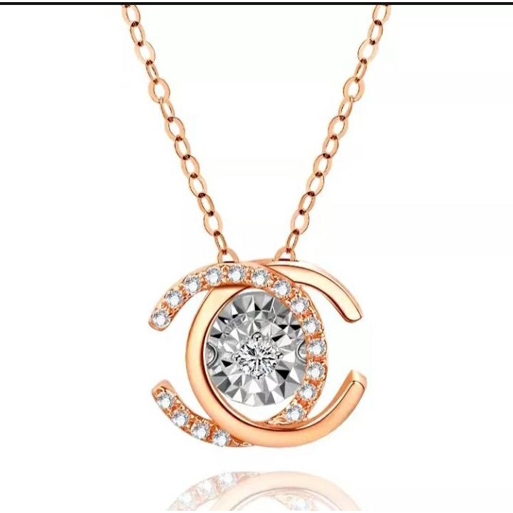 Kalung Titanium Wanita channel Style Korea Premium