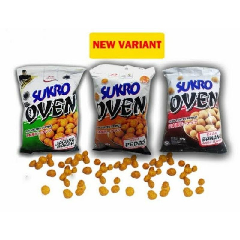 

KACANG SUKRO OVEN 10gr 1renceng isi 10pcs