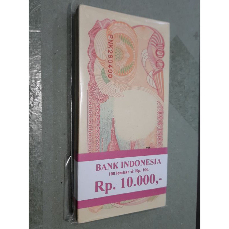 uang kuno 100 rupiah perahu pinisi tahun 1992