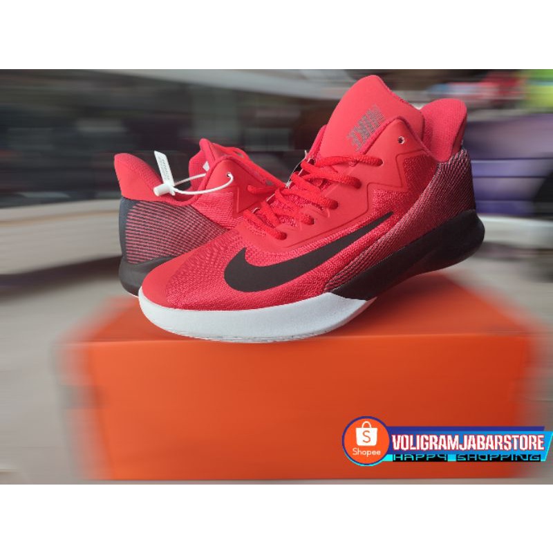sepatu voli Nike redblack