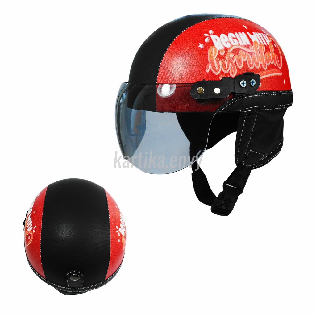 Helm Anak Balita Retro Seri Klasik