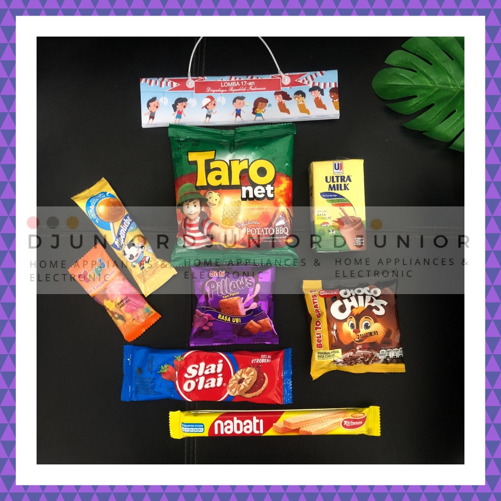 DJR - PAKET SNACK ULANG TAHUN ANAK / BINGKISAN ULTAH / HAMPERS LEBARAN IDUL FITRI / SOUVENIR ULANGTAHUN ANAK