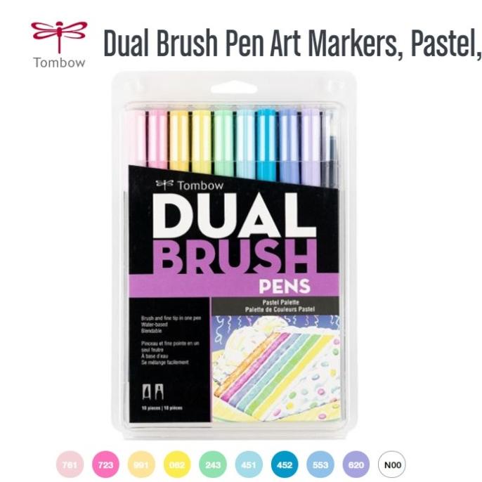 

(BISA COD) Tombow - ABT Dual Brush Pen Art Markers - ABT Pastel Pallete DISKON Kode 651