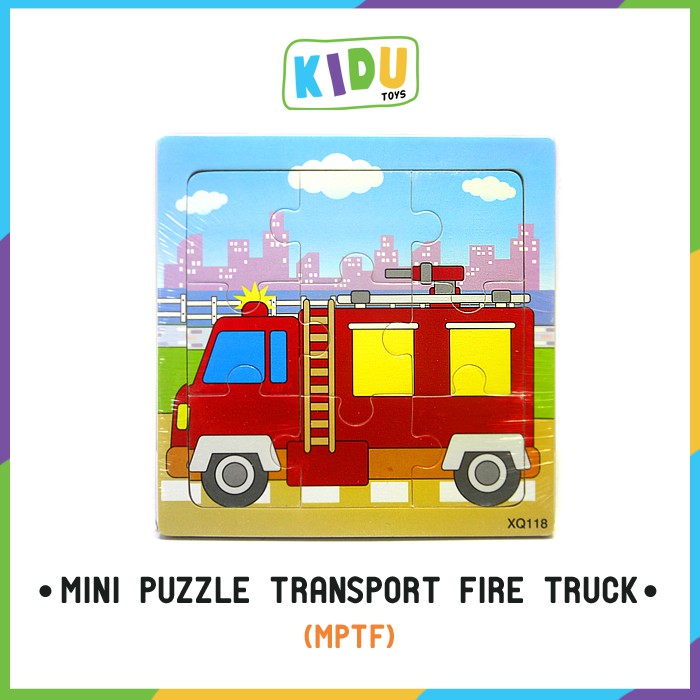 Mainan Anak Mini Puzzle Transport Kidu Toys