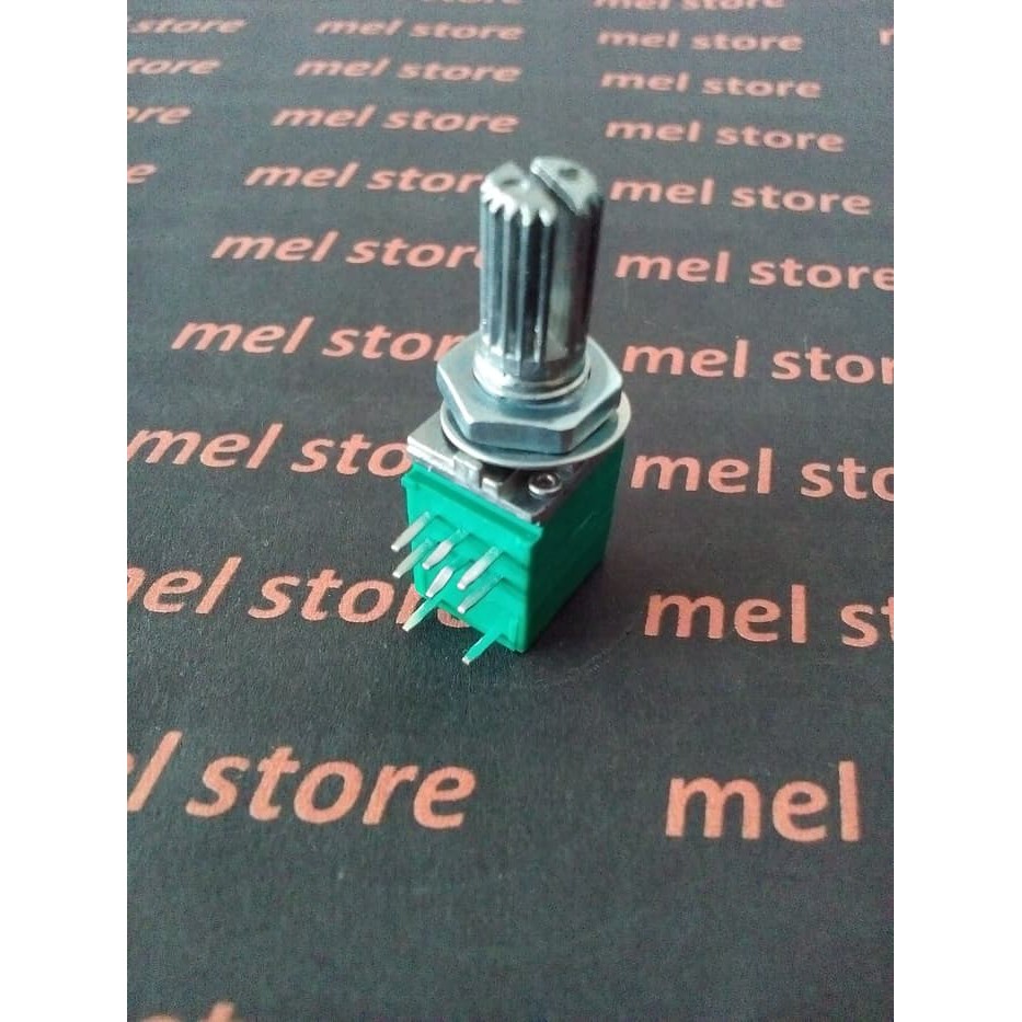 Potensiometer Stereo Plus Switch 8 Pin 50k RV097GS RV097NS