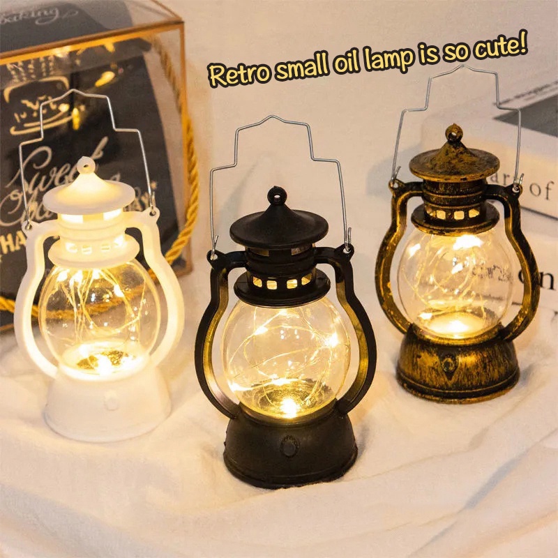 Lampu Malam LED Genggam Portable Tenaga Baterai Untuk Dekorasi Pesta Natal / Halloween